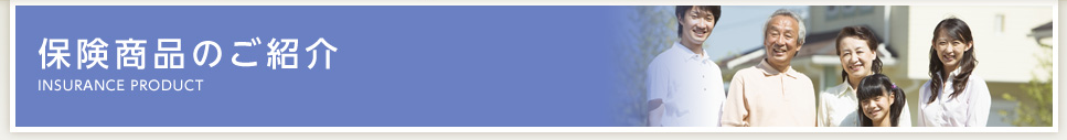 保険商品のご紹介
